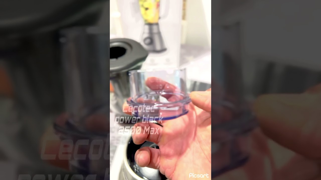 LA NUEVA BATIDORA CECOTEC POWER TITANIUM 2500 MAX  2023., unboxing y proceso de limpieza de vaso .