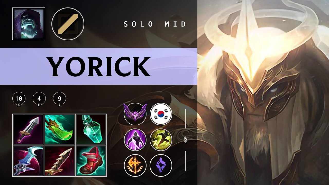 Yorick Mid vs Diana - KR Master Patch 25.24