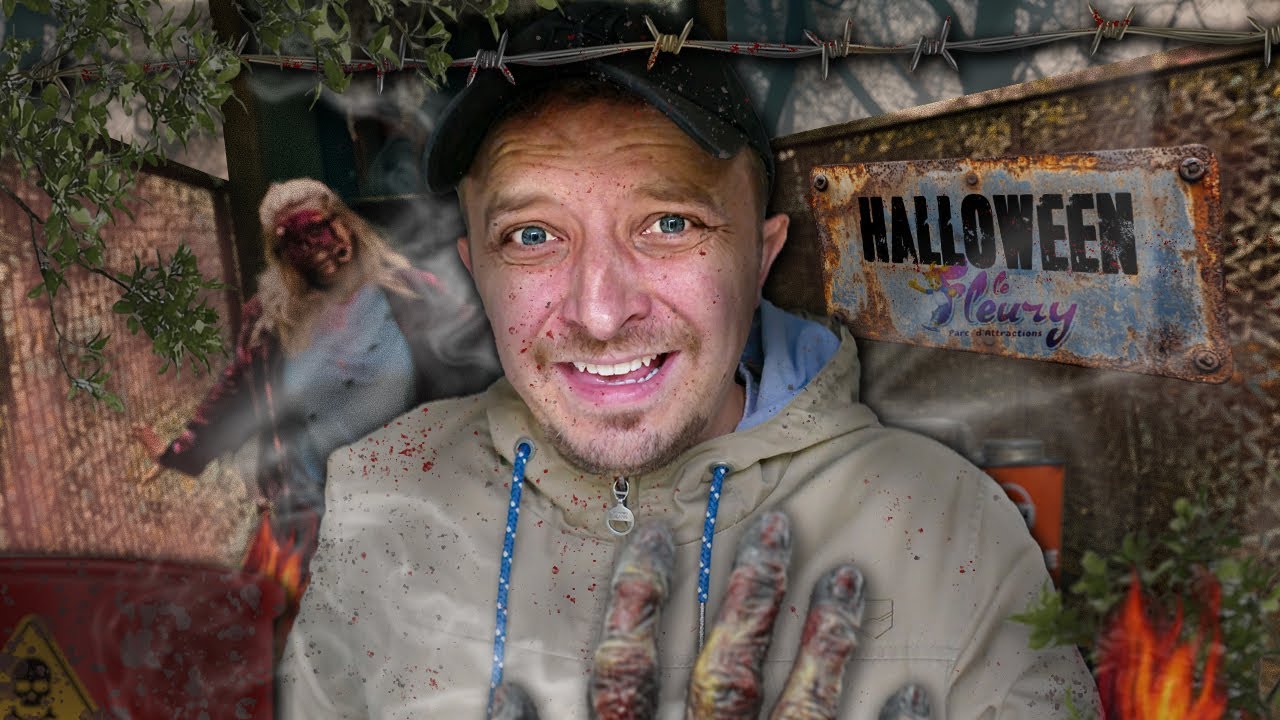 La MAISON HANTÉE de ce Parc d'attractions m'a SURPRIS ! Halloween au Parc Le Fleury 2025