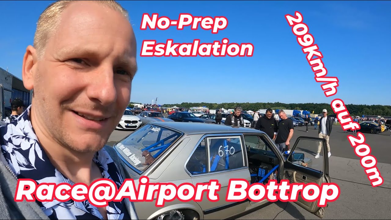 Angriff auf ungeklebter Strecke, läuft der 8.Zylinder dieses mal mit?? | Race@Airport Bottrop