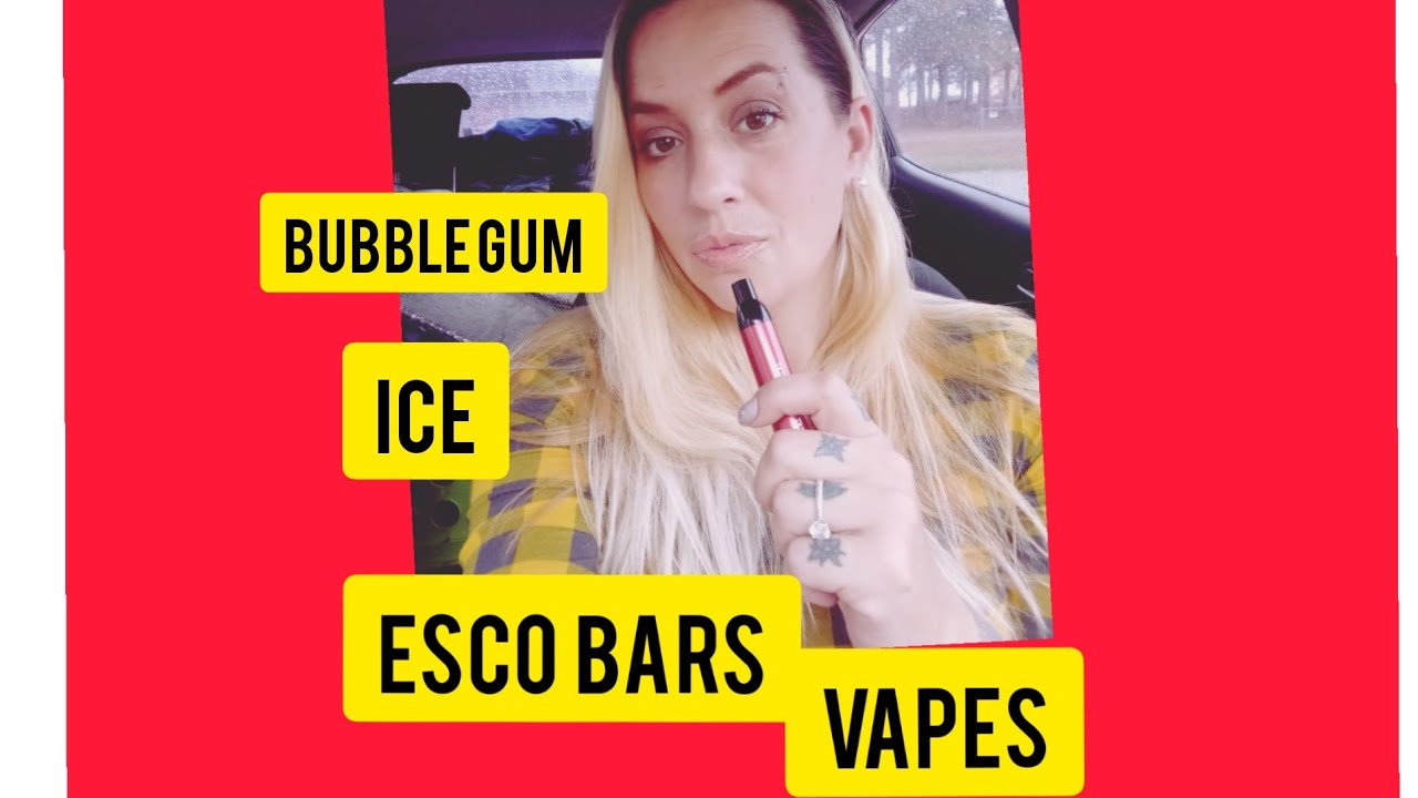 Esco Bars Vape- Bubble Gum ICE -Review/  This one is weird!
