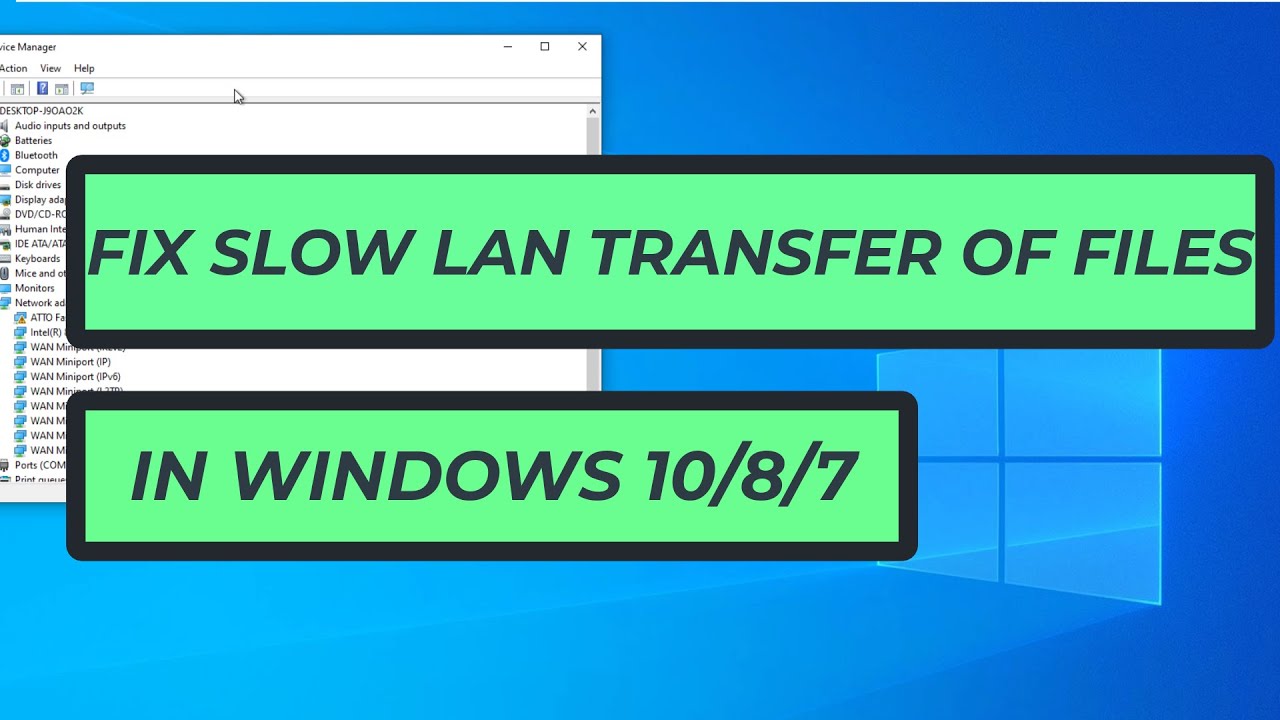 How To Fix Slow LAN Transfer Speed of Files In Windows 10 ( FIXED) | 2023