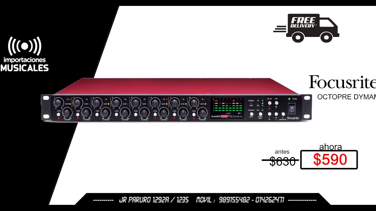 FOCUSRITE - NOVATION / CONTROLADORES Y INTERFACE DE AUDIO