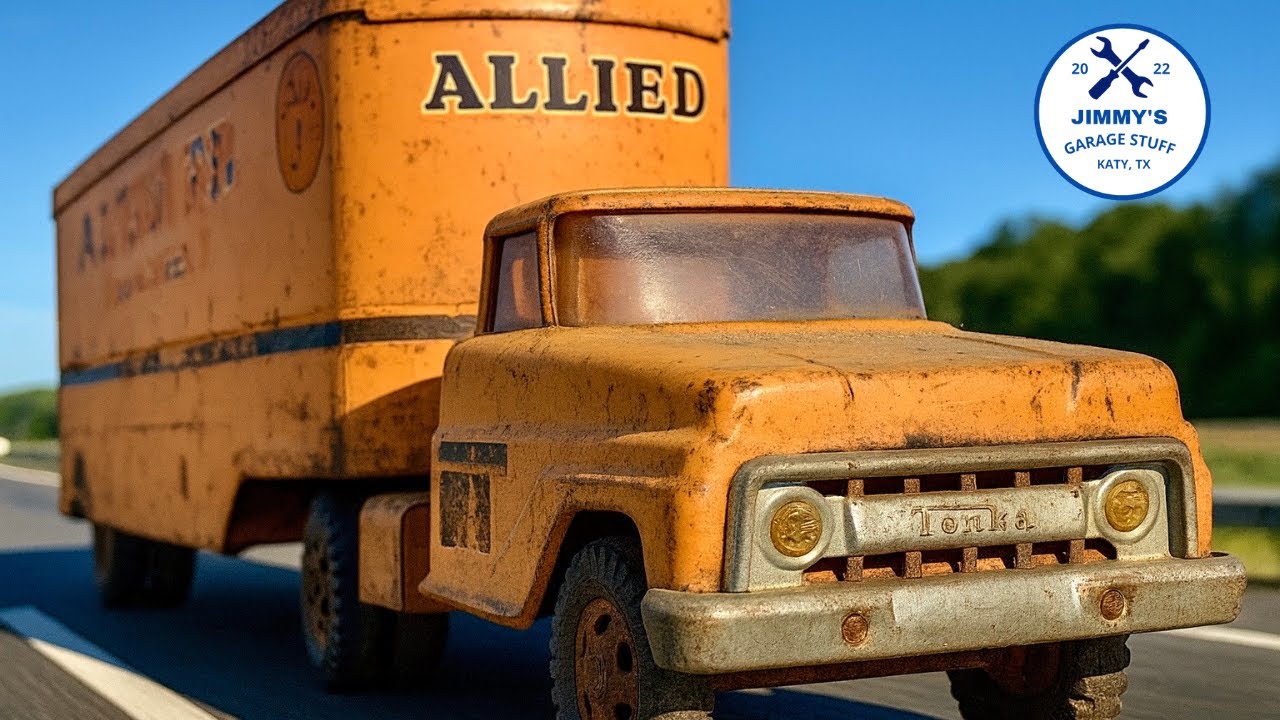 Restoring a 1960s Tonka Allied Van Lines Semi Truck