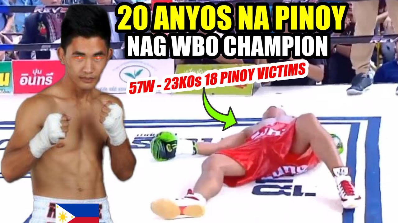 20yo na PINOY nag WBO CHAMPION | 57W-23KOs na BUMIKTIMA ng 18 na PINOY BAGSAK!