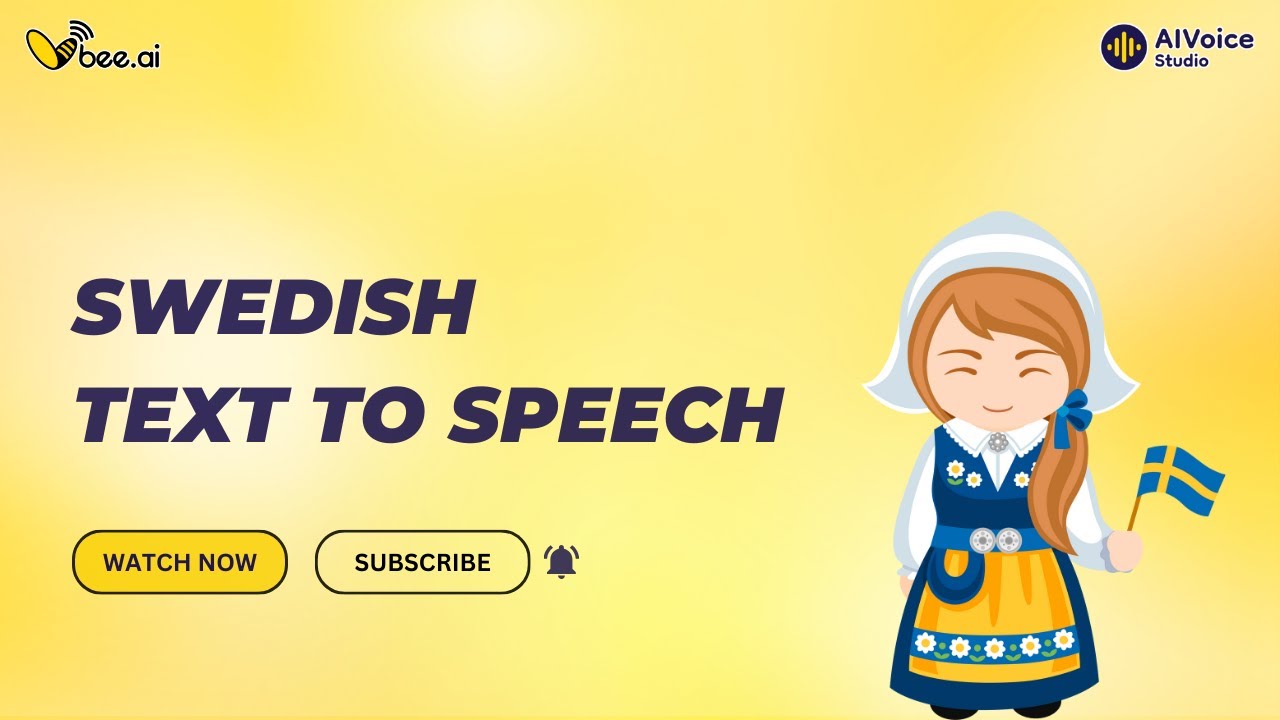 Swedish Text to Speech With Vbee AIVoice