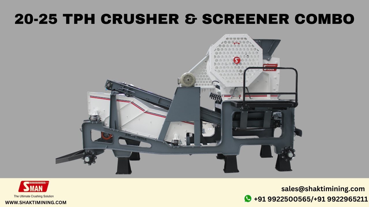 20-25 TPH Compact Crushing Unit | Latest technology to process a wide range of materials |