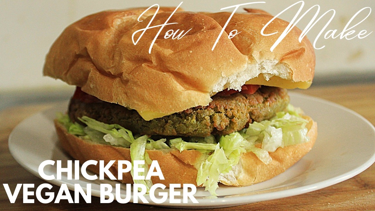 Chickpea Patties For Vegan Burgers | Vegan Fast Food |