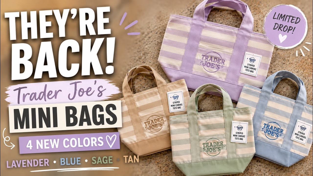 Вирусные мини-сумки из Trader Joe&rsquo;s 2026 | Обзор всех цветов в деталях!