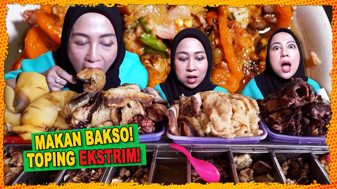 MAKAN BAKSO TOPING EKSTRIM!! || BAKSO KAMEUMEUT