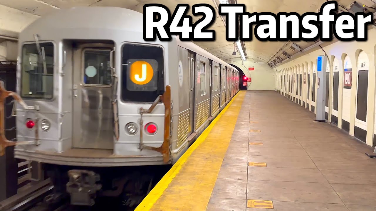 ⁴ᴷ⁶⁰ Retired R42s Transferred from Coney Island Yard to 207 St Yard for Long Term Storage