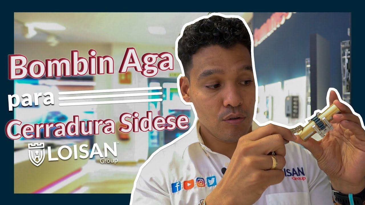 ⭕BOMBÍN de Seguridad, AGA para cerradura SIDESE🛑