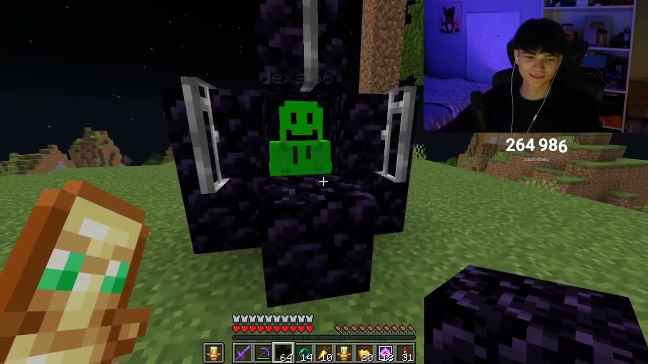 dexsi zdjął maske na live Sagiego