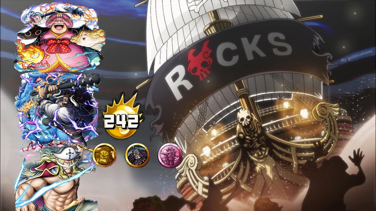 Opbr || Rocks pirates whitebeard, Kaido and Big mom - قراصنة الروكس اللحية البيضاء، كايدو والبيق مام