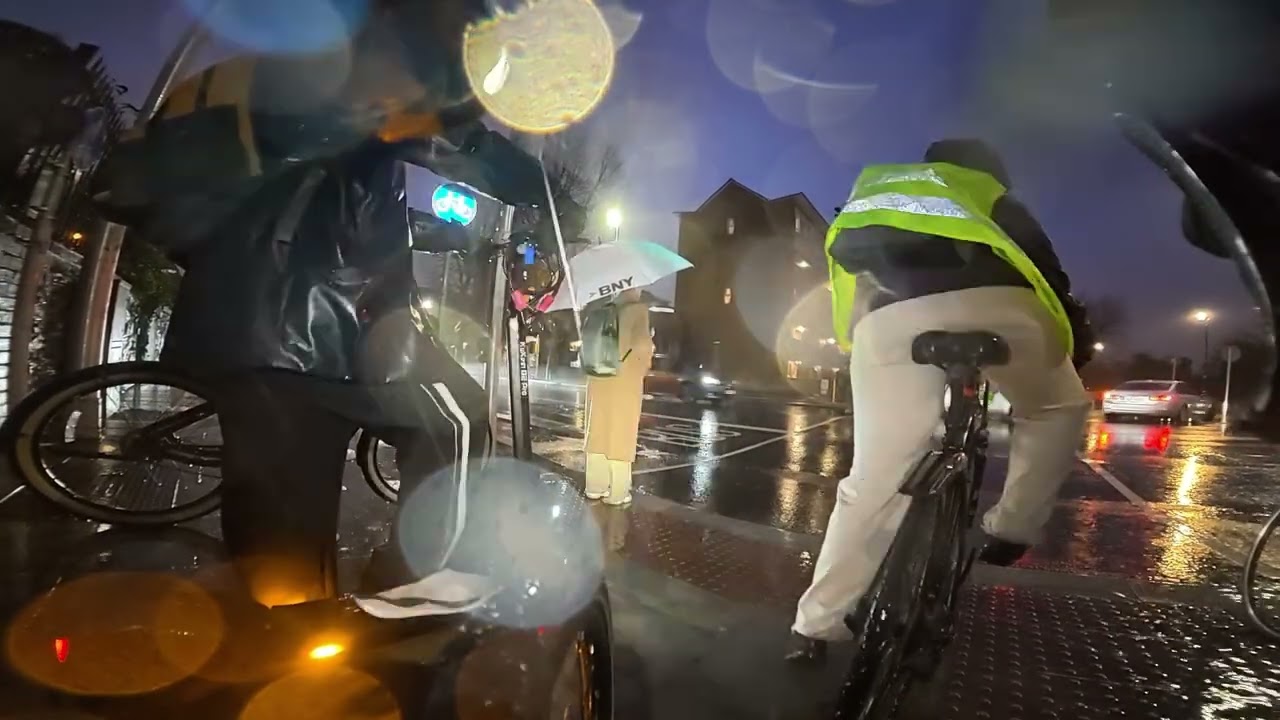 21.1.26 Ride home, heavy rain, lots of puddles. Nothing special :)