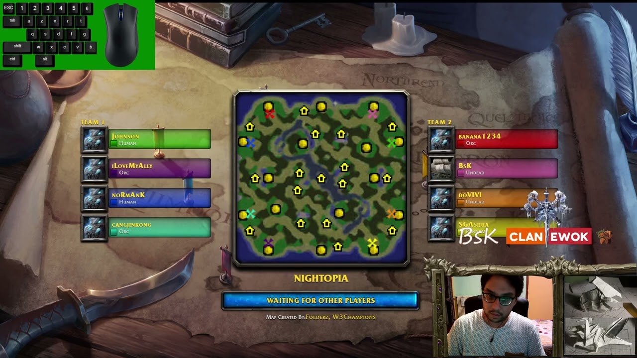 BsK - 20/09/2024 #2 - Live webcam and commentaries - Undead ranked ladder on W3Champions