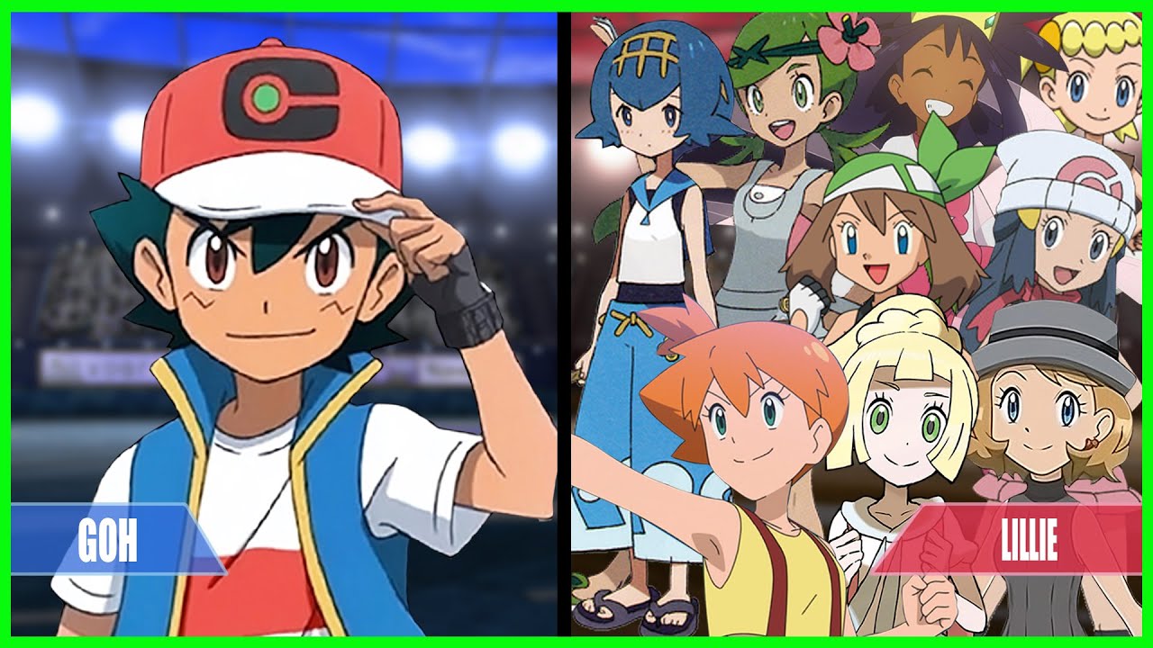 Pokemon Battle Series: Ash Vs All Female Companions