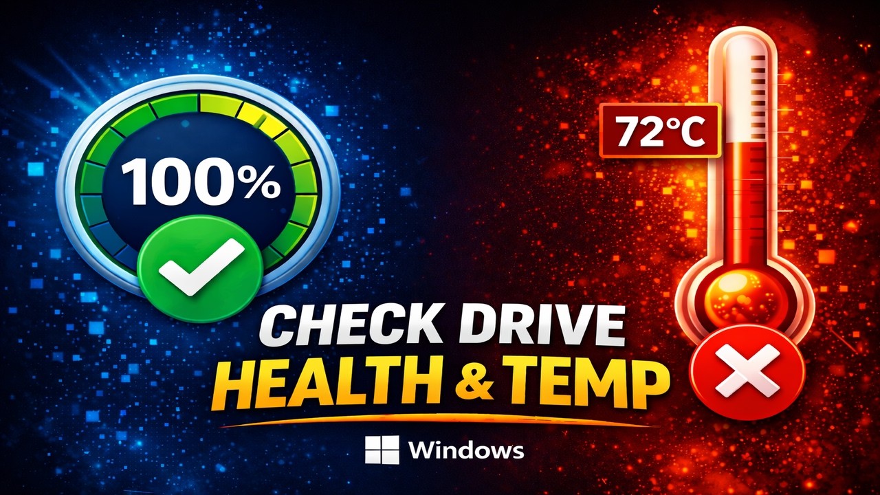 Check SSD/HDD Health & Temperature in Windows (Before it Fails)
