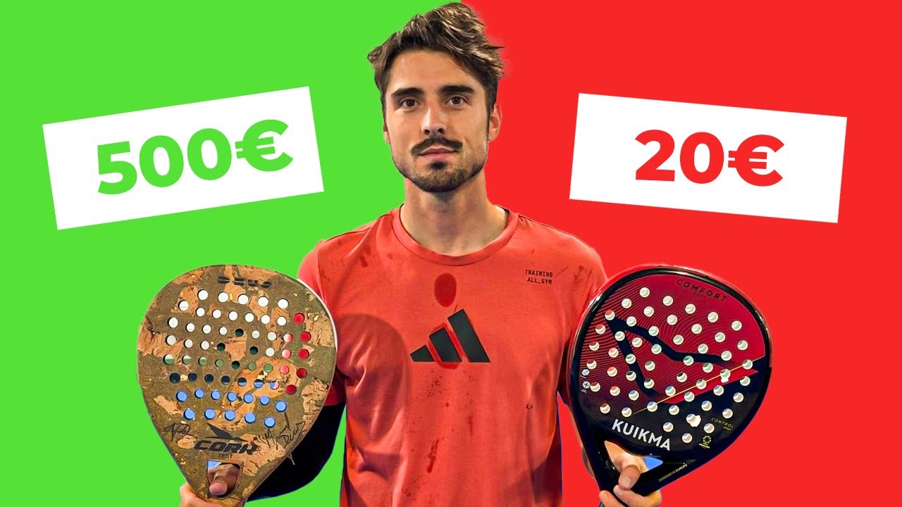 Raquette &agrave; 500&euro; vs raquette 20&euro;