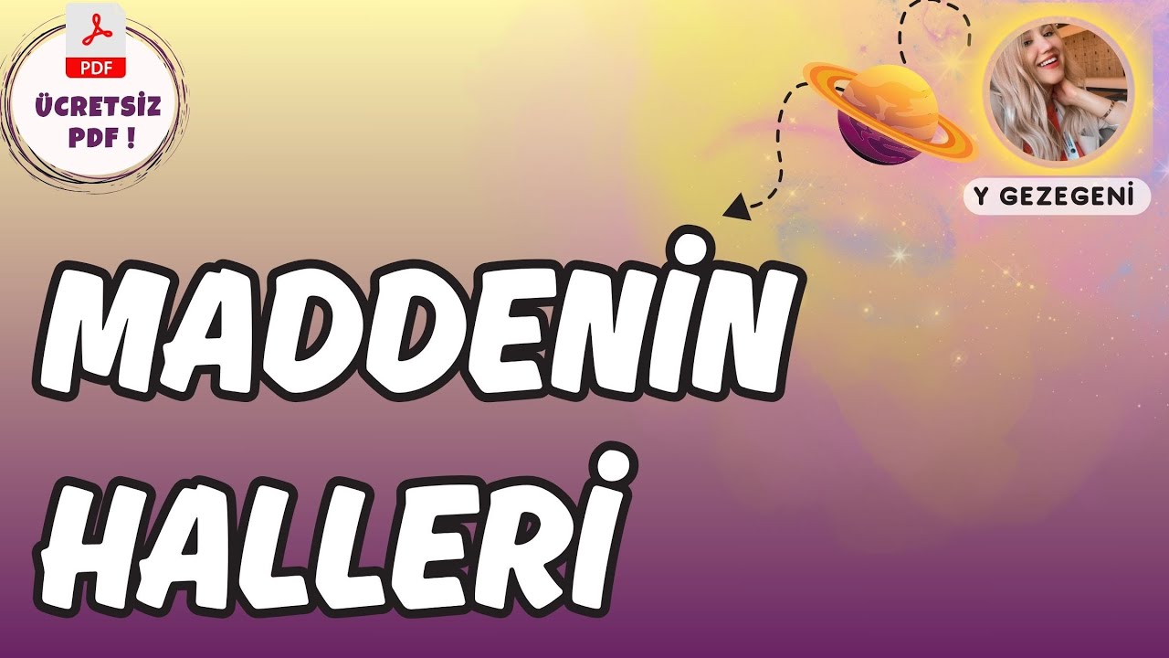 🌟 TYT +1 NET İÇİN! - MADDENİN HALLERİ - TYT KİMYA KAMPI #2025tyt