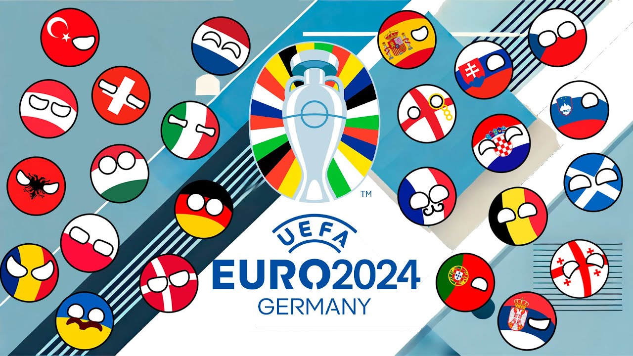 Countryballs Marble Race UEFA EURO 2024