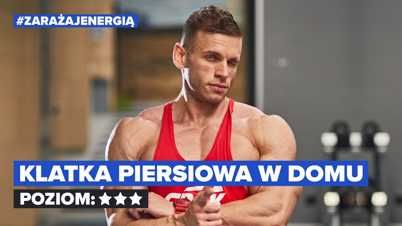Trening klatki piersiowej z gumami | Ćwiczenia w domu