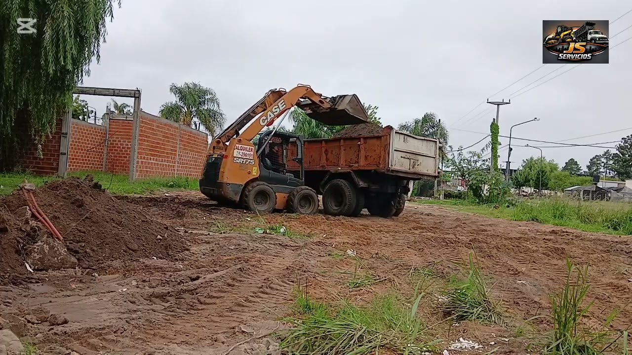 Relleno y entrada  con tubos