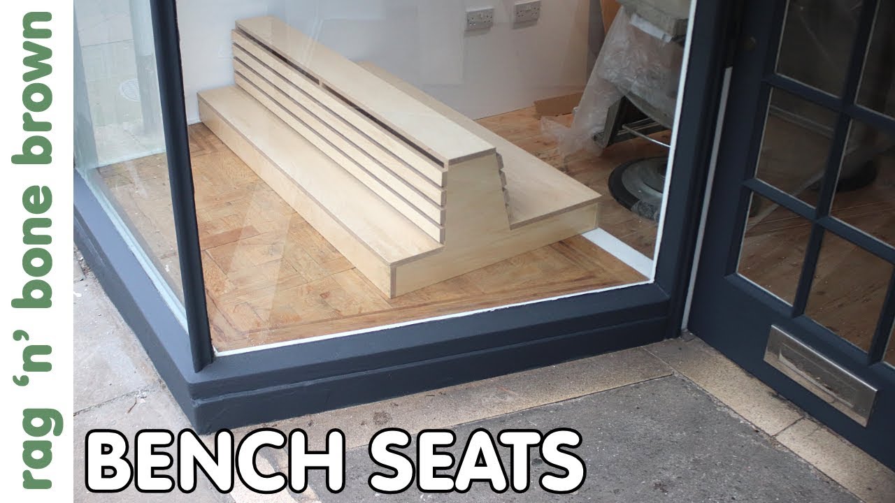 Making Bench Seating - Barber Shop Commission (part 2 of 2)