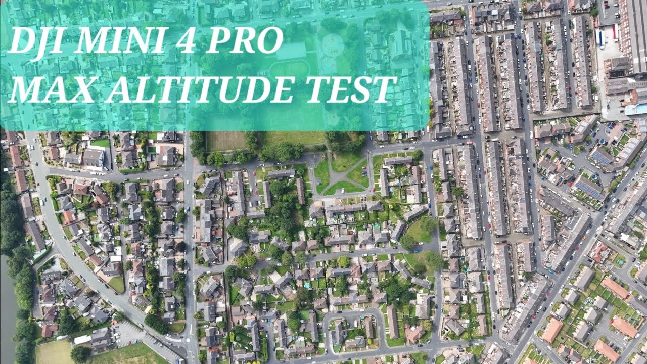 DJI mini 4 Pro max altitude test