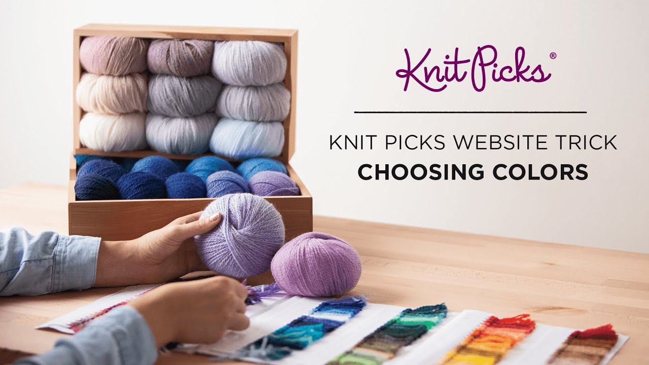 How to Choose Yarn Colors on KnitPicks.com