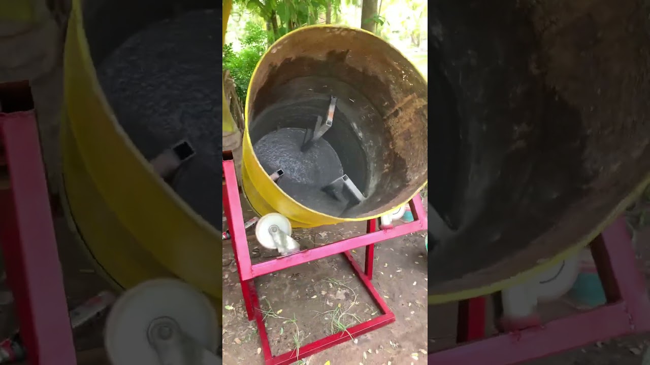 DIY concrete mixer 🤣 .. #trending #shorts #metalmind #diy #project #concretemixer