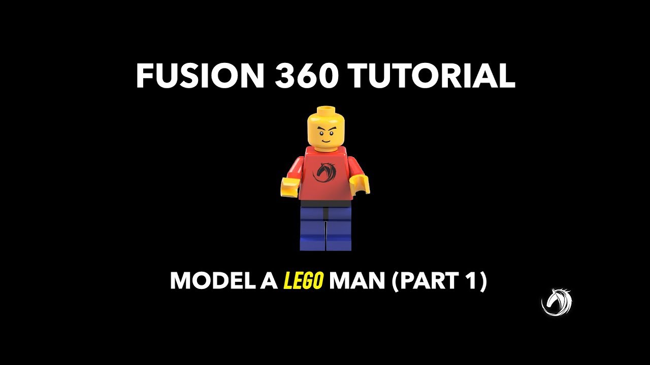 Model Your own Lego Man using Fusion 360 !!  (Part 1)