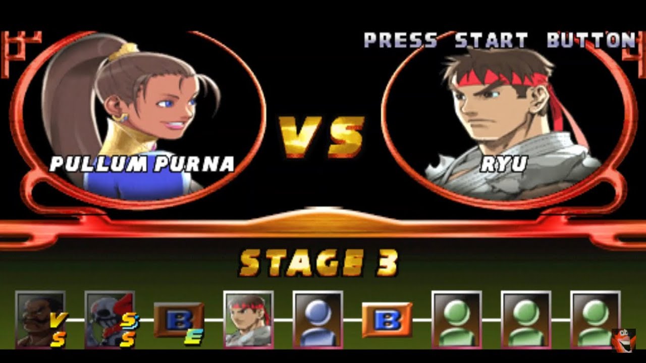 Street Fighter EX2 Plus - Pullum Purna arcade mode