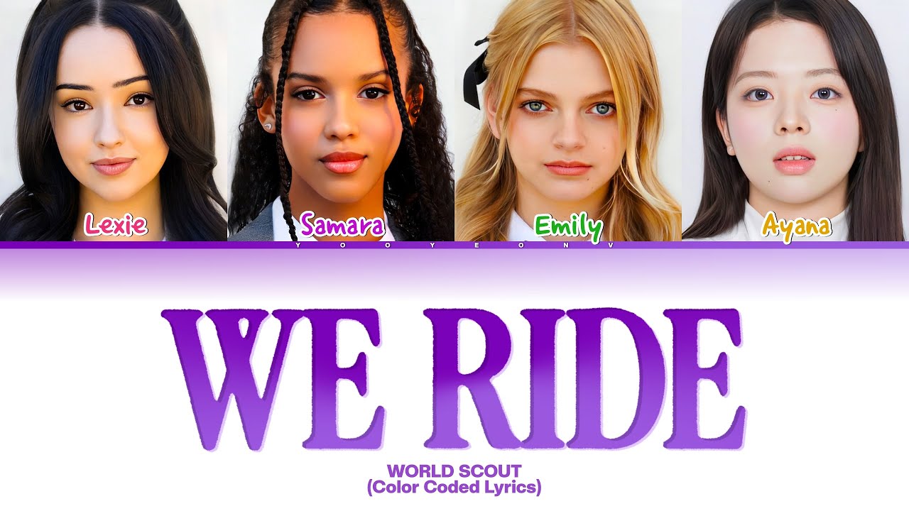 WORLD SCOUT 'WE RIDE' Color Coded Lyrics