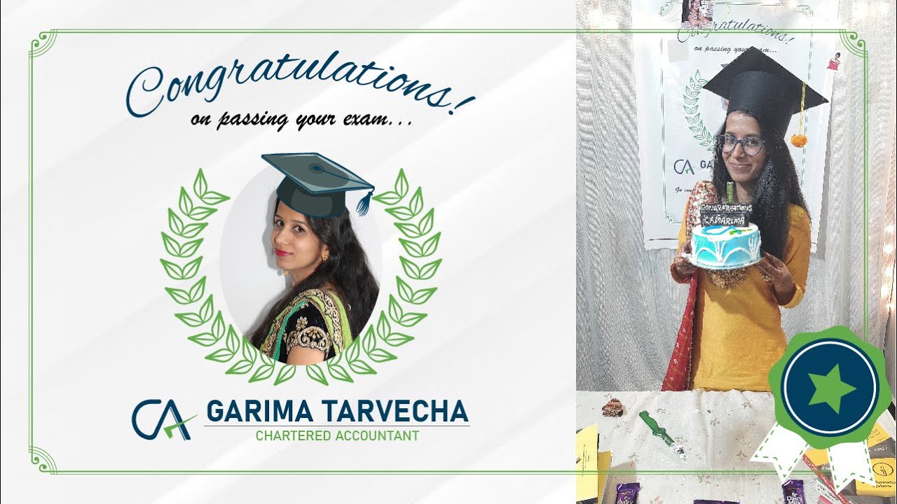 CA PASS SURPRISE | C.A GARIMA TARVECHA'S SURPRISE PARTY