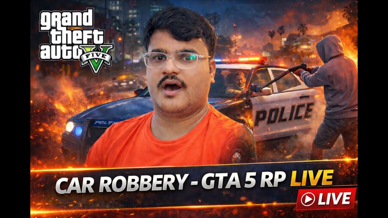 GTA  5  RP Gameplay #3GTA 5 RP  Day #5 | New Brand Car RObbery  GTA 5RP | Witcherislive
