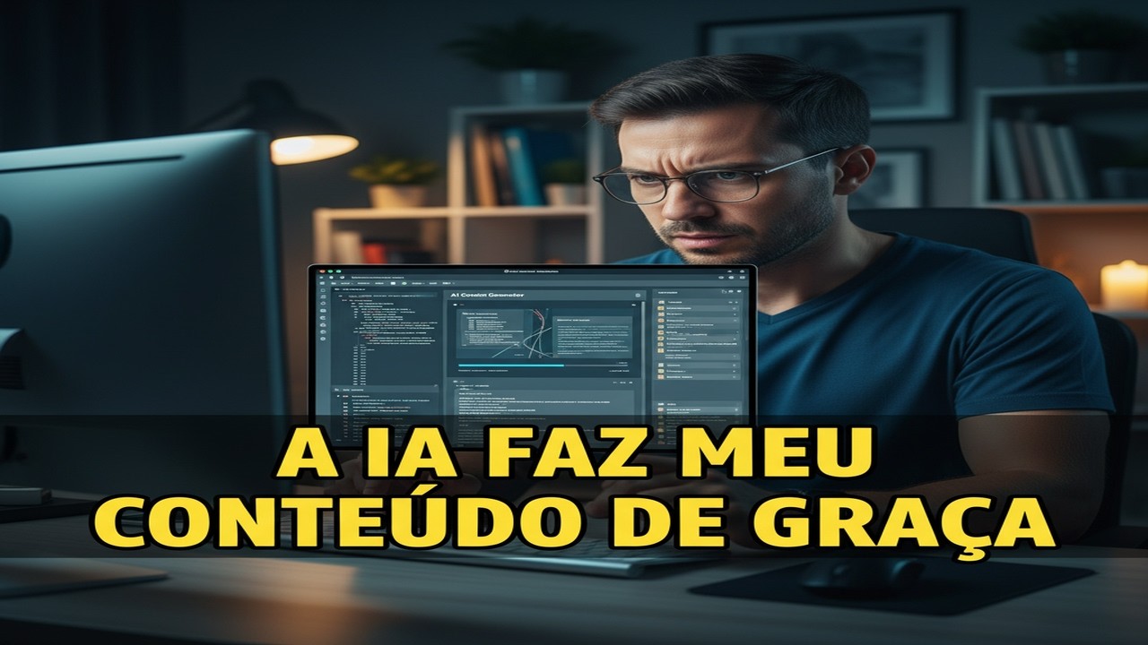 Uso IA gratuita para automatizar todo meu trabalho de conteúdo