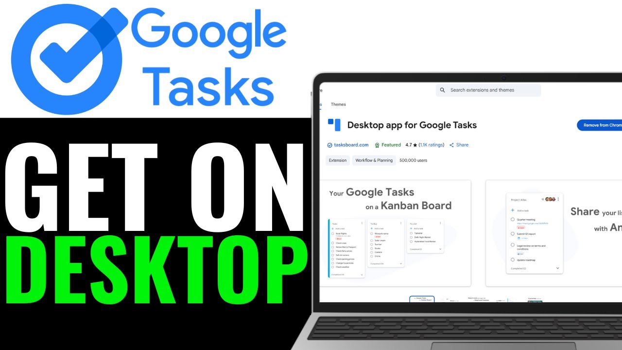 How to Get Google Tasks on Desktop 2025 (EASILY)