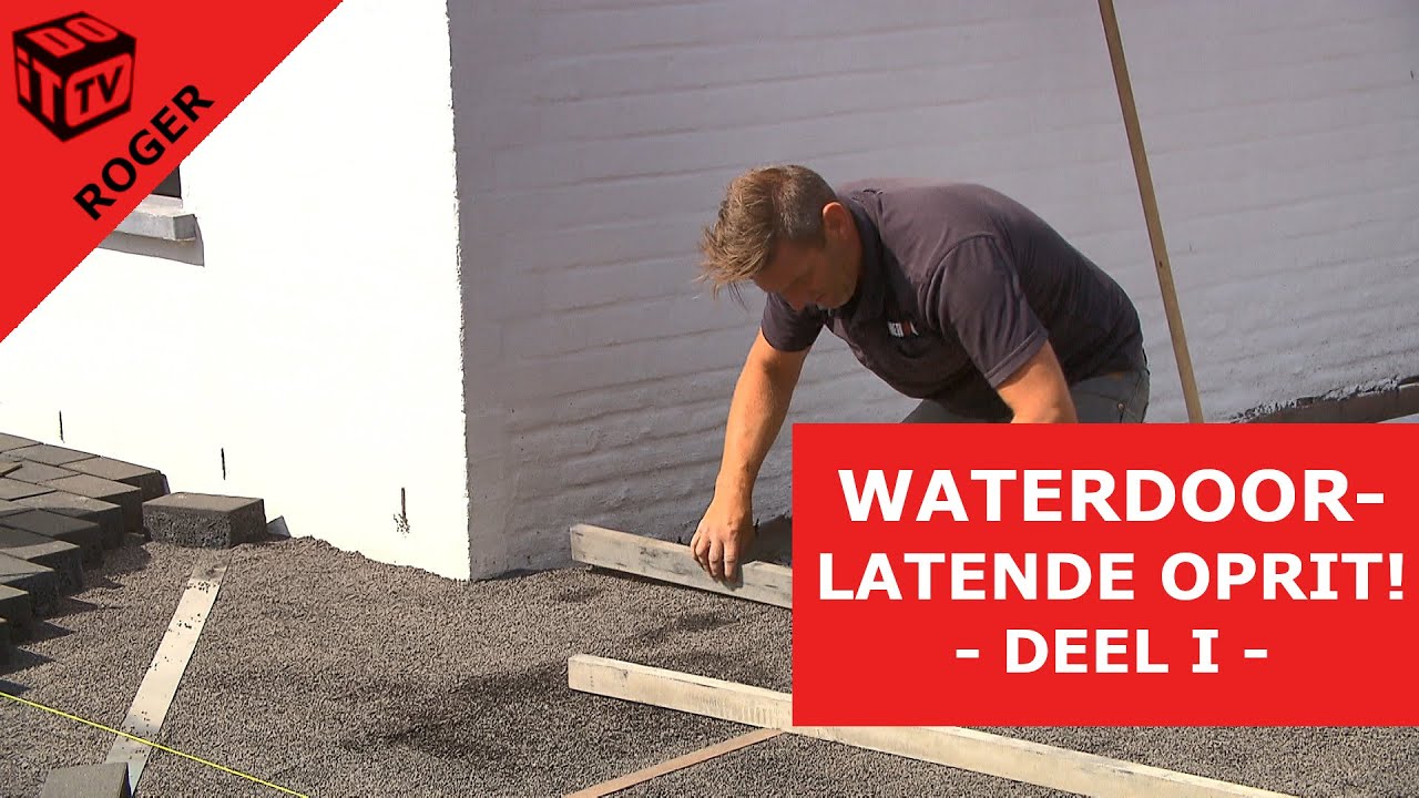 Waterdoorlatende oprit aanleggen: deel I | Roger