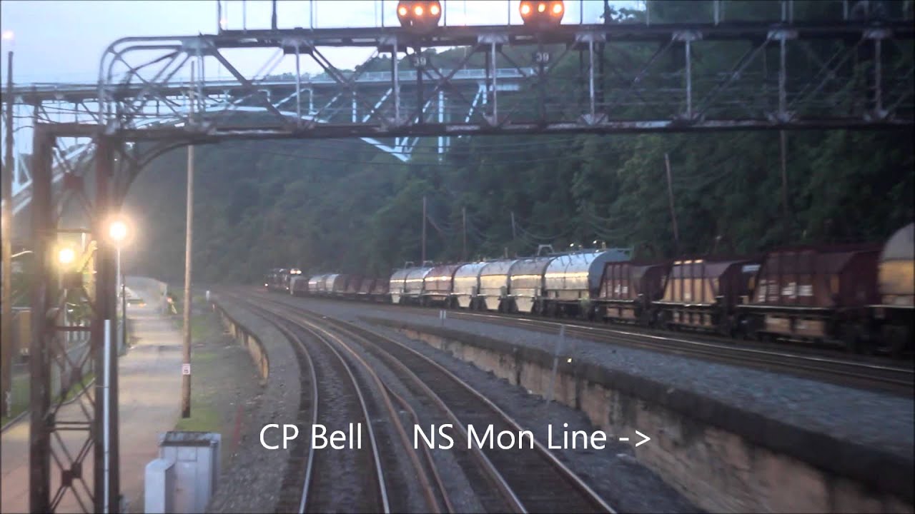 Riding Amtrak's Capitol Limited into Pittsburgh, PA, 07.03.13