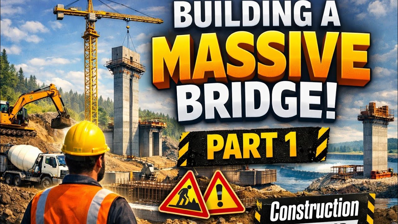 The Bridge Project Begins! 🚧 | Construction Simulator Part 1