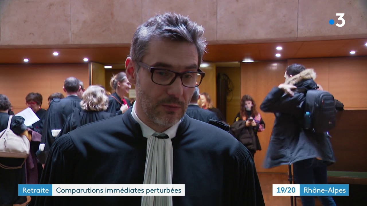 Réforme des retraites : une nouvelle action des avocats du Barreau de Lyon