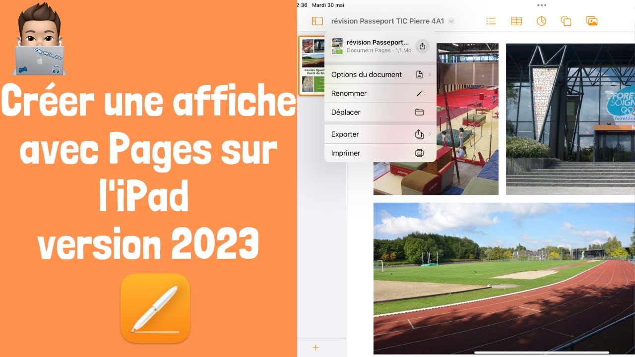Comment créer une affiche avec Pages sur l'iPad 2023