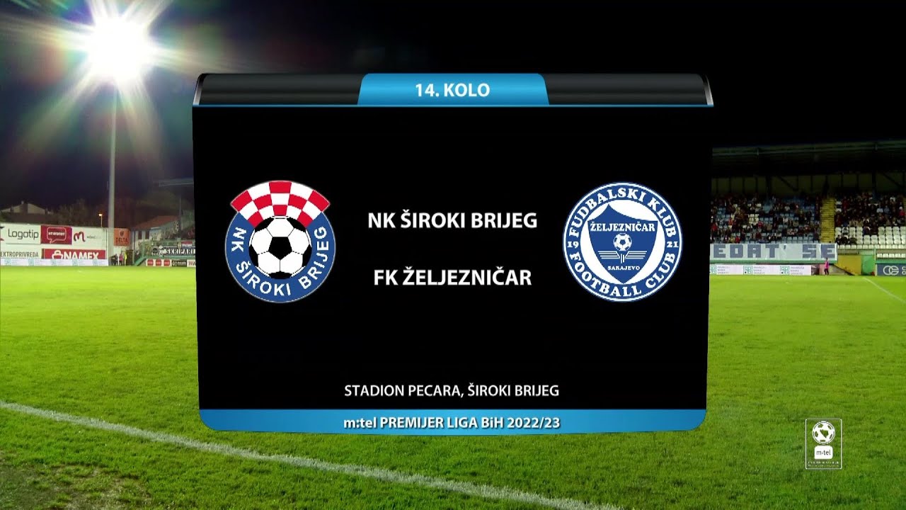 MTEL PREMIJER LIGA BIH (14. kolo): Široki Brijeg - Željezničar 1:0 / 15.10.2022.