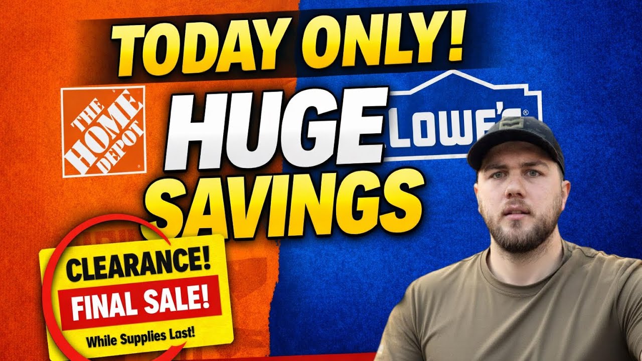 Lowe’s & Home Depot Deals of the Day 🔥 Don’t Miss These!
