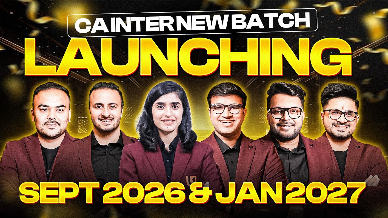 Launching CA Inter - New Regular Detailed Batch | Sept 2026 & Jan 2027 | Ultimate CA Team