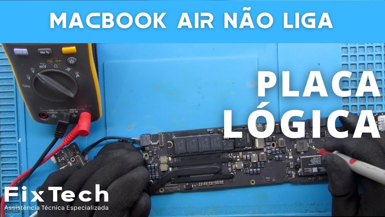 [RESOLVIDO] MacBook Air não liga | Conserto de MacBook Air | Reparo de Placa Lógica de MacBook
