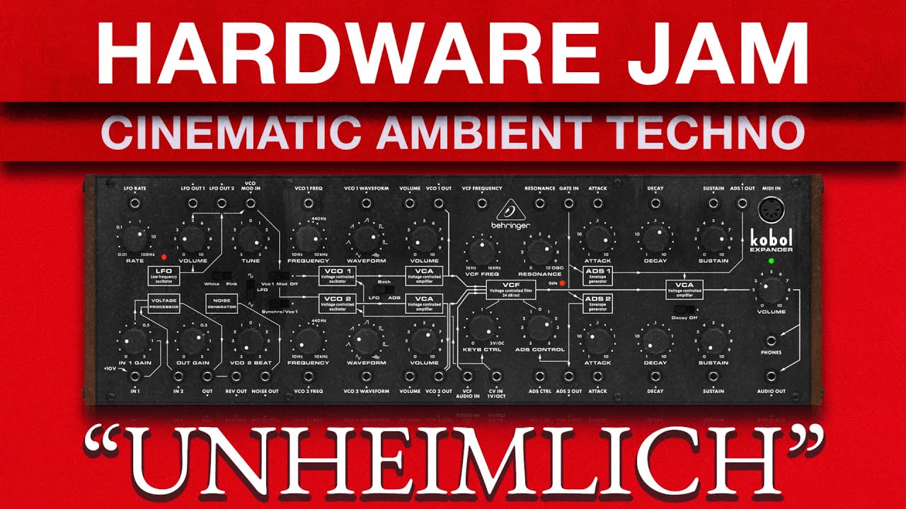 Kobol Expander will it pad/drone? | Cinematic Ambient Techno | Analog Synth Jam  | Voiski Underworld