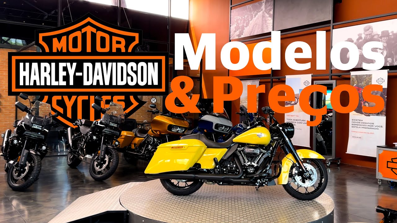 Todas as Motos da Harley-Davidson e seus Preços na Concessionária! (Março de 2024)