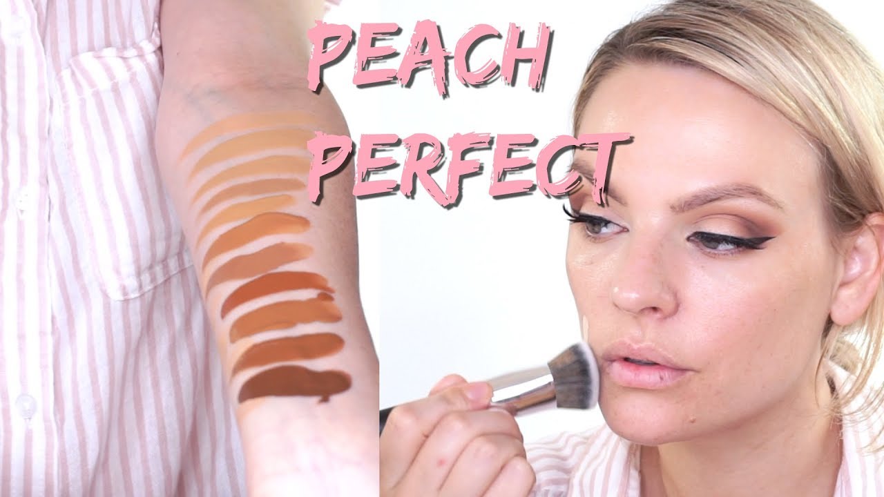 TOO FACED PEACH PERFECT FOUNDATION REVIEW AND WEAR TEST